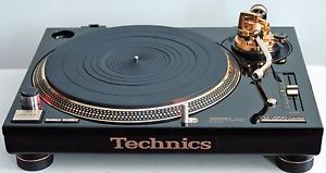 used Technics SL-1200 LTD near mint vinyl turntable limited edition gold dj