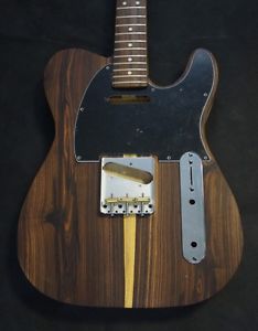 Rosewood Guitar Body and Neck / Screw Holes for Telecaster Bridge