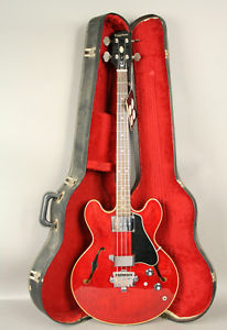 1967 Epiphone EB-232 Rivoli Semi Hollow Electric Bass Vintage Cherry OSSC