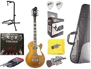 Hagstrom SUSWECU-CHS Champagne Sparkle Electric Guitar w/Gig Bag + More