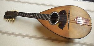 1900 Premiata Fabbrica di Strumenti Armonici Pasquale Disanto Mandolin w / case