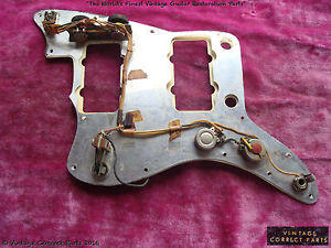Vintage Fender PRE-CBS 1965 - 1966 Jazzmaster Loaded Pickguard Wiring Harness JM