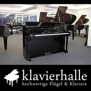 Sehr schönes Schimmel Klavier mit Konsolen, 110cm, schwarz poliert - Top-Zustand