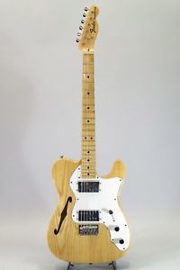 FENDER/USA 1974 Telecaster Thinline NAT w/hard case F/S Guitar Bass #R1569