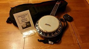 Gold Tone Banjolele Deluxe DLX  resonator banjo ukulele + extras.