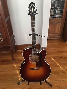 1988 Guild JF-30 Acoustic Guitar Sunburst Finish