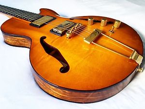 C.F. Holcomb Custom Caribbean Rosewood, Spruce, Semi-Hollowbody Electric Guitar