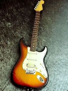 Fender USA '00 American Deluxe Stratocaster SSH Sunburst FreeShipping Used#G237