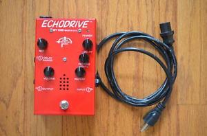 SIB Echodrive Digital Delay Guitar Effects Pedal - Red Tube Delay
