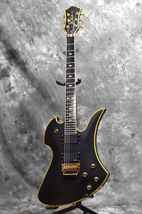 B.C.Rich Mockingbird Pro X  BK Electric Guitar w/SoftCase From Japan Used #U611
