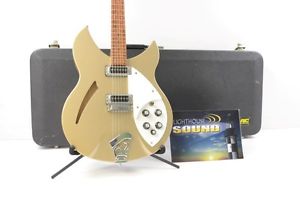 2001 Rickenbacker 330 Electric Guitar - Desert Gold  w/ OHSC - Color of the Year
