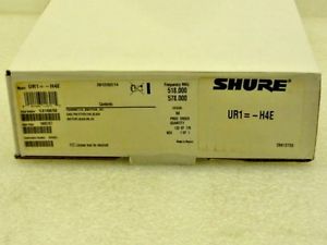 NEW Shure UR1-H4E UR1-H4 518 - 578 MHz Wireless Bodypack Transmitter UHF-R