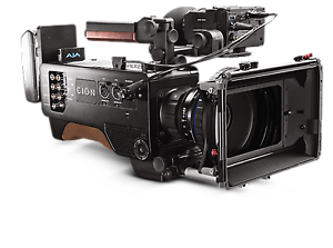 AJA CION 4K/UHD/2K/HD Pro Camera + Handle Grip, Handle Mount, LANC Collar + Cabl