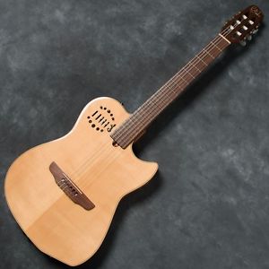 Godin/Multiac Duet Nylon NAT w/soft case F/S Guiter Bass From JAPAN #G147