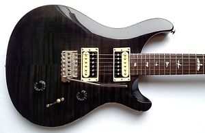 PRS SE Custom 24 Electric Guitar Charcoal Bird Inlays 2013 MIK w/Orig. Gig Bag
