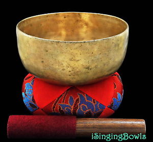 Antique Tibetan Singing Bowl: Thado 6 3/4