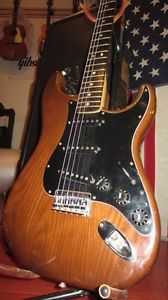 Vintage 1979 Fender Stratocaster Hardtail Mocha All Original With Original Case