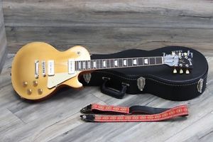Rare 2014 Gibson Les Paul Traditional Goldtop With P90s Super Clean with Case 