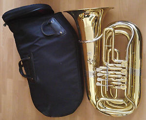 Lackierte kompakte 4/4 Bb Tuba Stowasser SBB 483 Bauart CERVENY ARION CBB 483