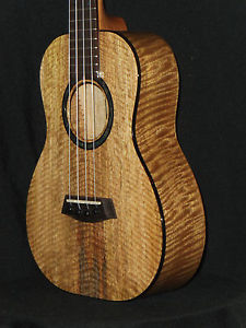 KANILEA KPA CUSTOM RARE PREMIUM CURLY MANGO 4 STRING TENOR UKULELE