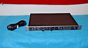 Manley Dual Mono Mic Preamp Dual Channel Tube Direct Interface