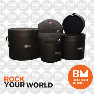 Gator GPR-FUSN-16T ATA-Style PE Drum Set Hardcases 22x18 10x9 12x10 16x16 14x6.5