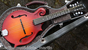 NEU Weber Gallatin F-Style Bluegrass Mandoline scarlett red custom Wide neck USA