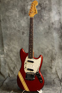Used Electric Guitar Fender / 1973 Mustang Competition Red