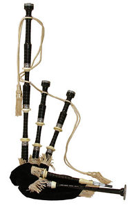 Roosebeck Full Size Ebony Bagpipe w/ Black Cover