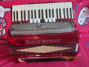 Paolo Soprani  ACCORDION 120 BASS   full size