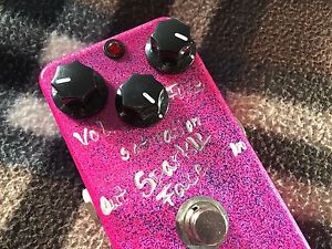 BJFE Sparkle Face Fuzz Pedal, handmade prototype Donnerbox enclosure