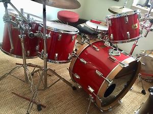 TROYAN Schlagzeug mit TAMA Pearl Hardware 80´s  22,12,14,16