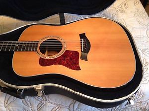 1997 Taylor 710 Acoustic Guitar Lefty Left Handed