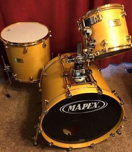 Mapex Orion Classic 3 Piece 24k Gold Plated Components Sweet Set Must See Pics!