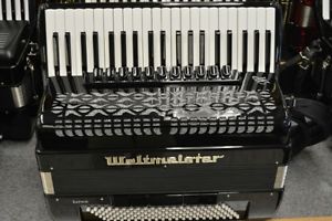 Weltmeister Saphir Piano Accordion 120 Bass Black 2016 Model
