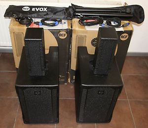 2 Stück RCF EVOX 5 Mini Line Array PA Anlage Boxen aktiv Lautsprecher in OVP