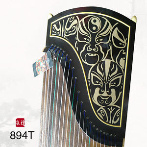 Guzheng 21-stringed African Sandalwood 894T Opera mask