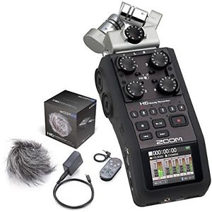 Zoom H6 Portable Recorder w/ Zoom Accessory Pack for H6