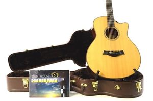 2009 Taylor GT6 Baritone Acoustic-Electric Guitar - Natural  w/ Hard Case