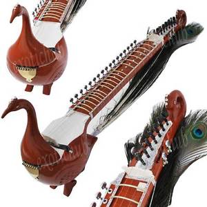 TAUS WITH BOW~DESIGNER TUN WOOD~GEAR TUNING PEGS~DILRUBA~ESRAJ~FREE ROSEN STRING