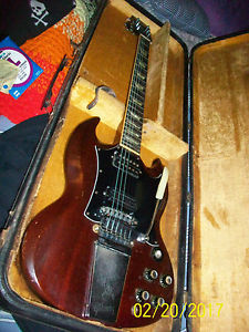 vintage 1968 gibson sg with orig case vibrola tremelo great guitar