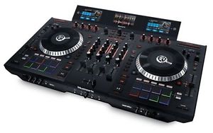 Numark NS7III 4-Ch Serato DJ Controller+(2) KRK RP5G3 5" Powered Monitors+Stands