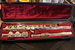 yamaha flute 351 established in 1887 Japan sterling silver mint condition Tune-U