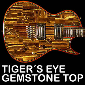 Collector´s Madness - Zerberus Chronos - real 0.2" Tiger-Eye Gemstone top NAMM17
