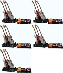 Gator Gig-Box Jr. Power All-in-one Pedalboard w/ 3x Gui... (5-pack) Value Bundle