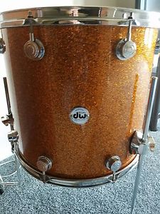 DW Collector Series 16" X 18" Floor Tom- Burnt Orange Glass Finish