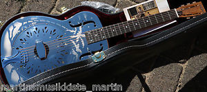 NEU Continental CS-0 Palmen Resonator Gitarre Single Cone mit Case