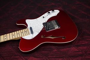 Fender Deluxe Thinline Telecaster Maple Fingerboard 2016 Candy Apple Red