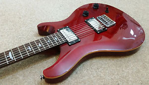 New PRS SE 277 Baritone Guitar Black Cherry Bare Knuckle Emerald Pickups & Case