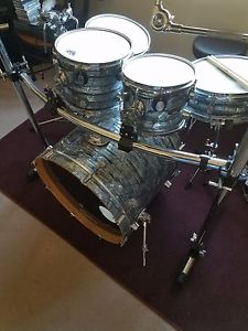 5 piece PDP CX All-Maple Drum Set  Blue Diamond Pearl ready to gig